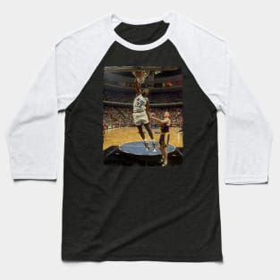 Shaquille O'Neal Jump in Orlando Magic Baseball T-Shirt